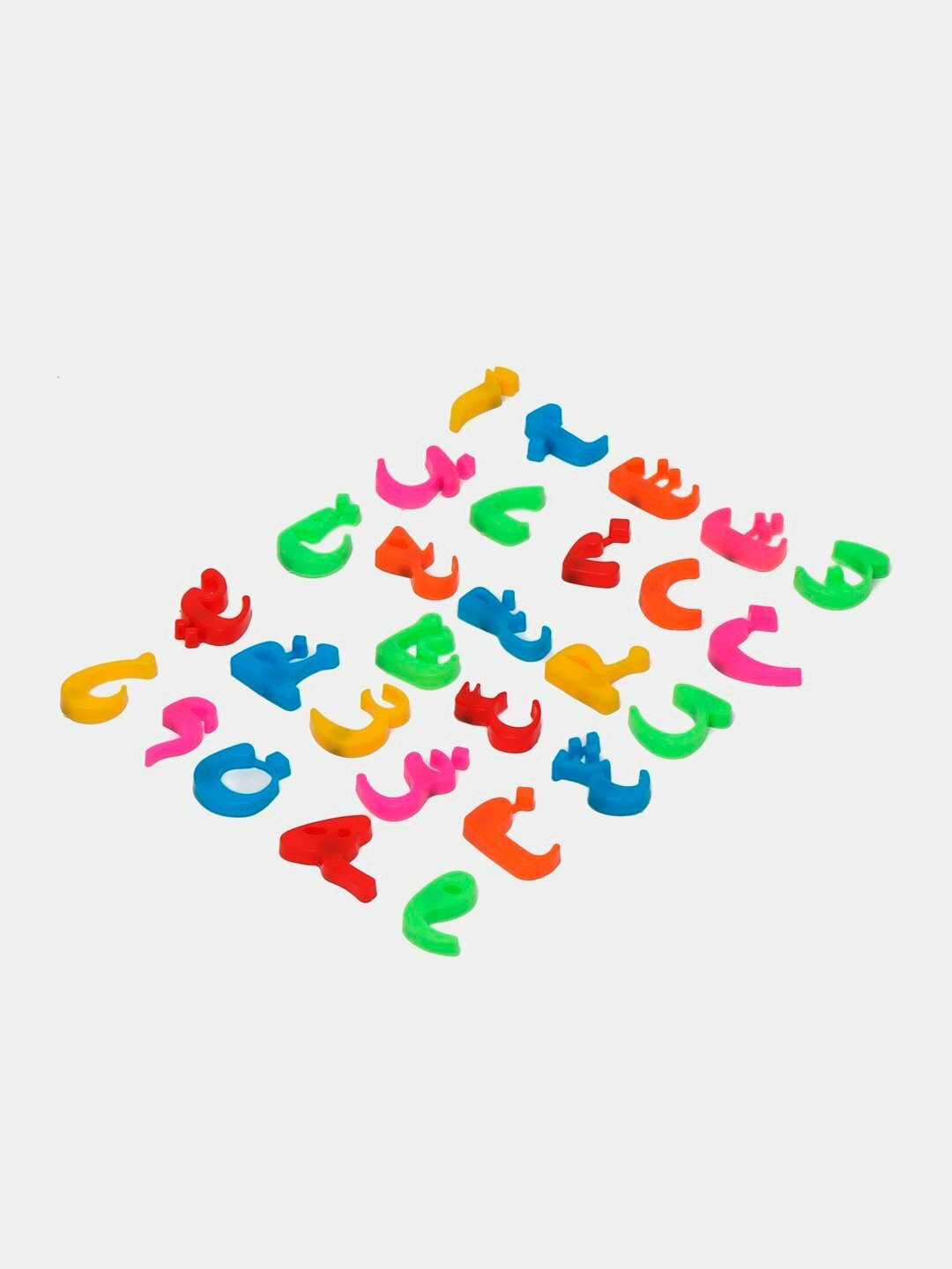 Магнитная азбука, буквы и цифры на русском, английском и арабском, Голубой — фото 1