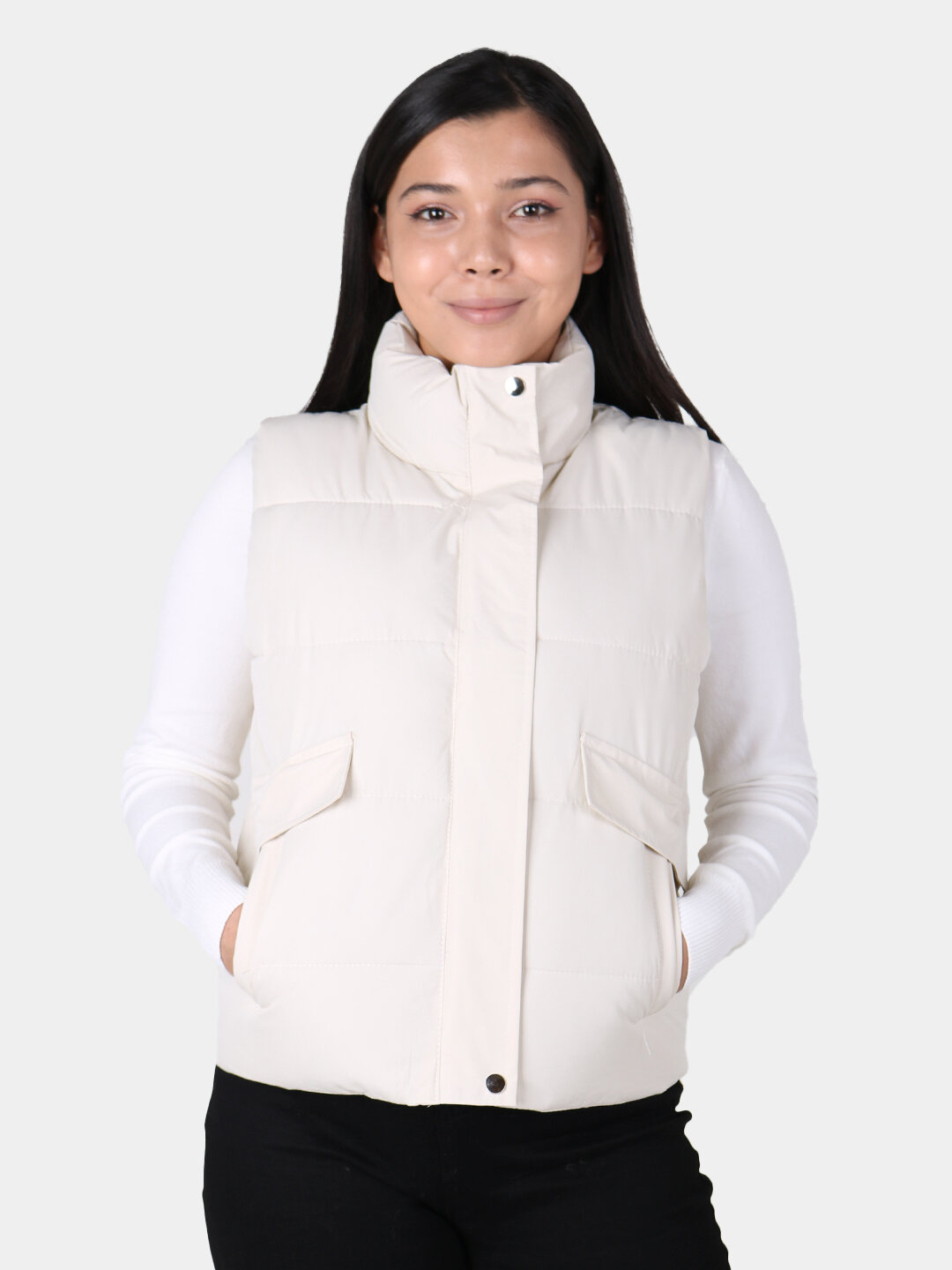 Жилет спортивный , размер One Size, белый, — фото 1