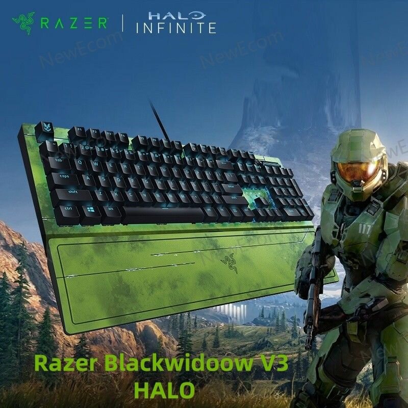 Механическая клавиатура Razer Blackwidoow V3 HALO Зелёный Switch Black 104 Клавиши Проводной USB