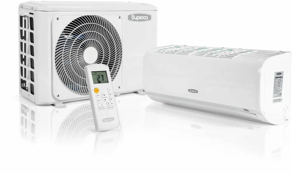Инверторная сплит-система Бирюса B-12FIR/B-12FIQ F-серия Inverter, до 35 кв. м, белый
