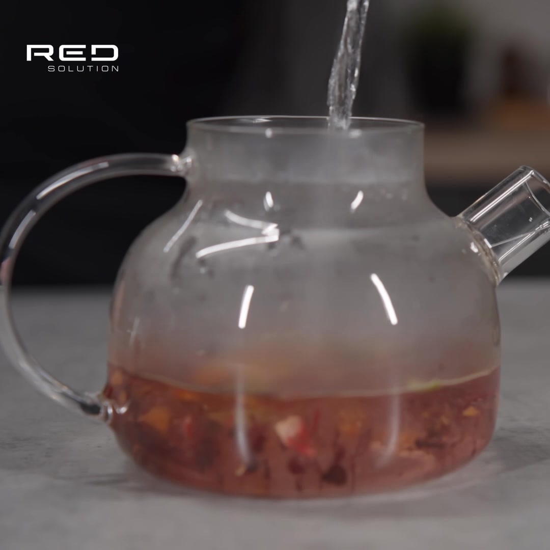 Чайник RED SOLUTION COLORSENSE AM108D, чёрный, 1,7л, 2000Вт, 5 режимов, поддержание температуры — фото 1