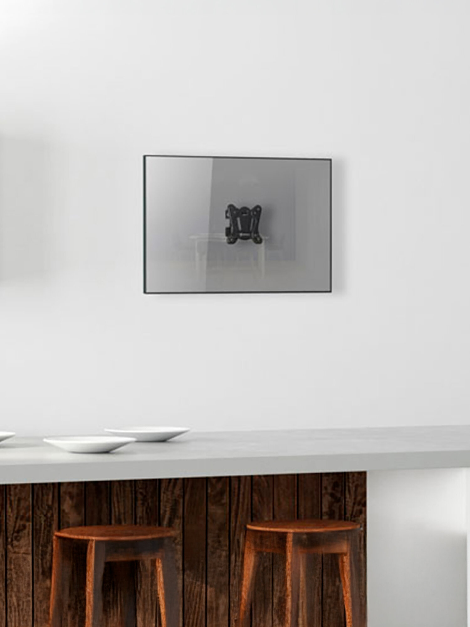 Кронштейн для телевизора 10"-32" ONKRON NP13 на стену, наклонно-поворотный, до 25 кг, чёрный — фото 1