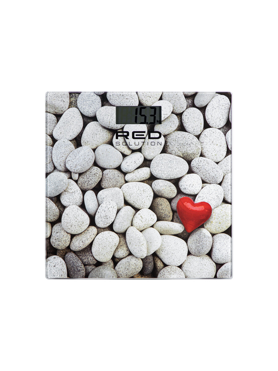 Весы напольные RED SOLUTION RS-751, стекло, максимальная нагрузка 180 кг — фото 1