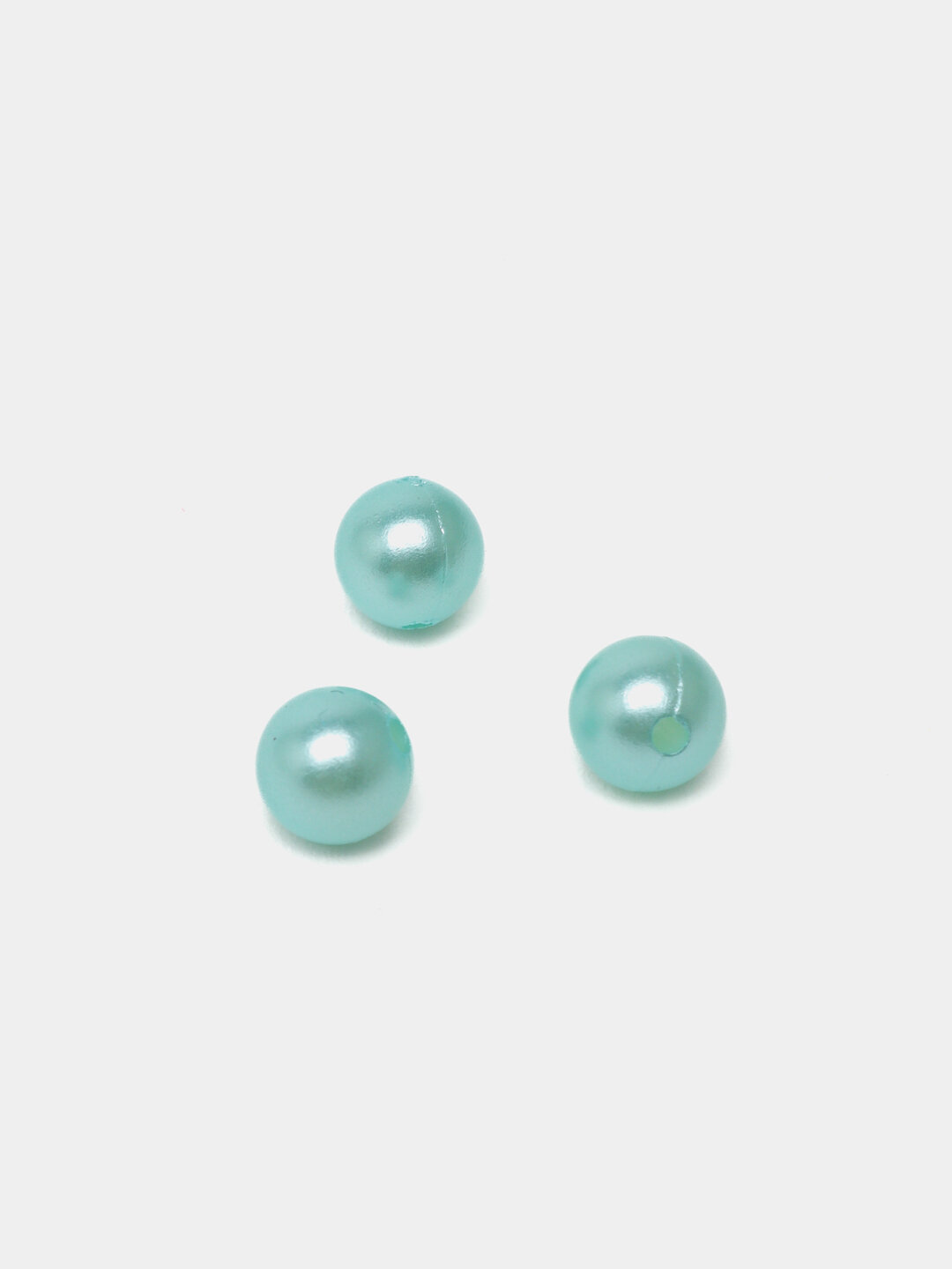 Бисер жемчужины для рукоделия и творчества, 8 мм, 20 г, Бирюзовый — фото 1