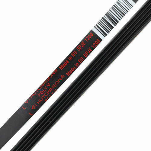 Ремень для стиральной машины Ariston, Haier, Hotpoint, Hotpoint-Ariston, Indesit, Whirlpool, ширина профиля J5/1208 5PJE