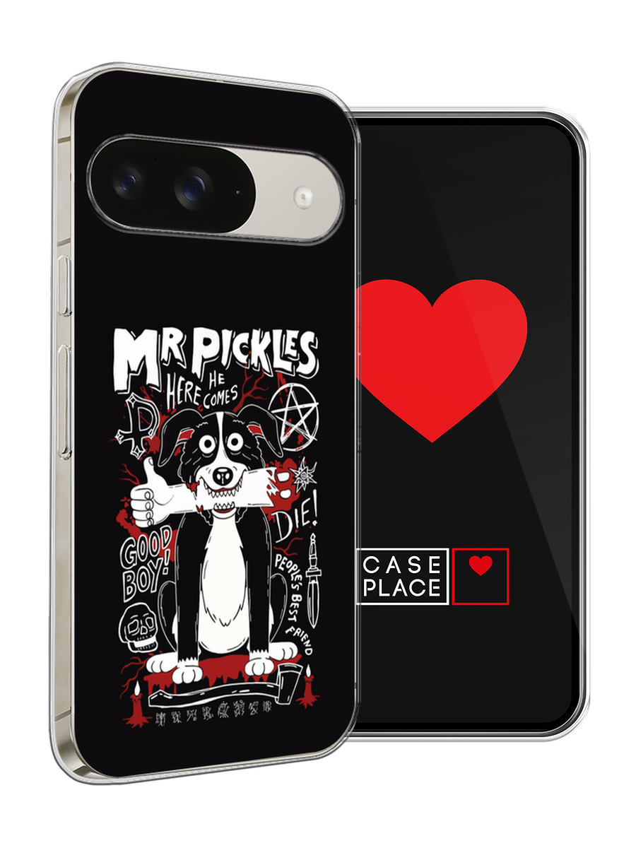 Чехол на Google Pixel 9 / Гугл Пиксель 9 с принтом Mr Pickles — фото 1