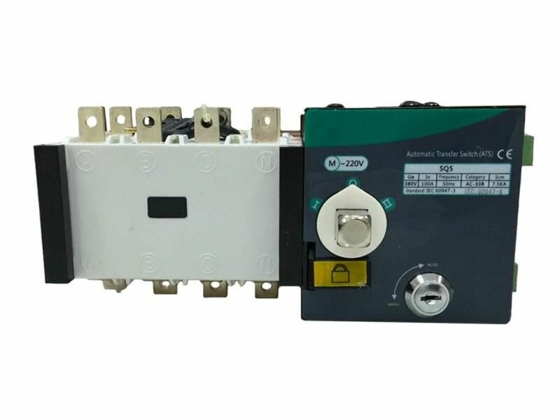SQ5-160 4P Реверсивный рубильник с мотор приводом, 160A, 400/230V