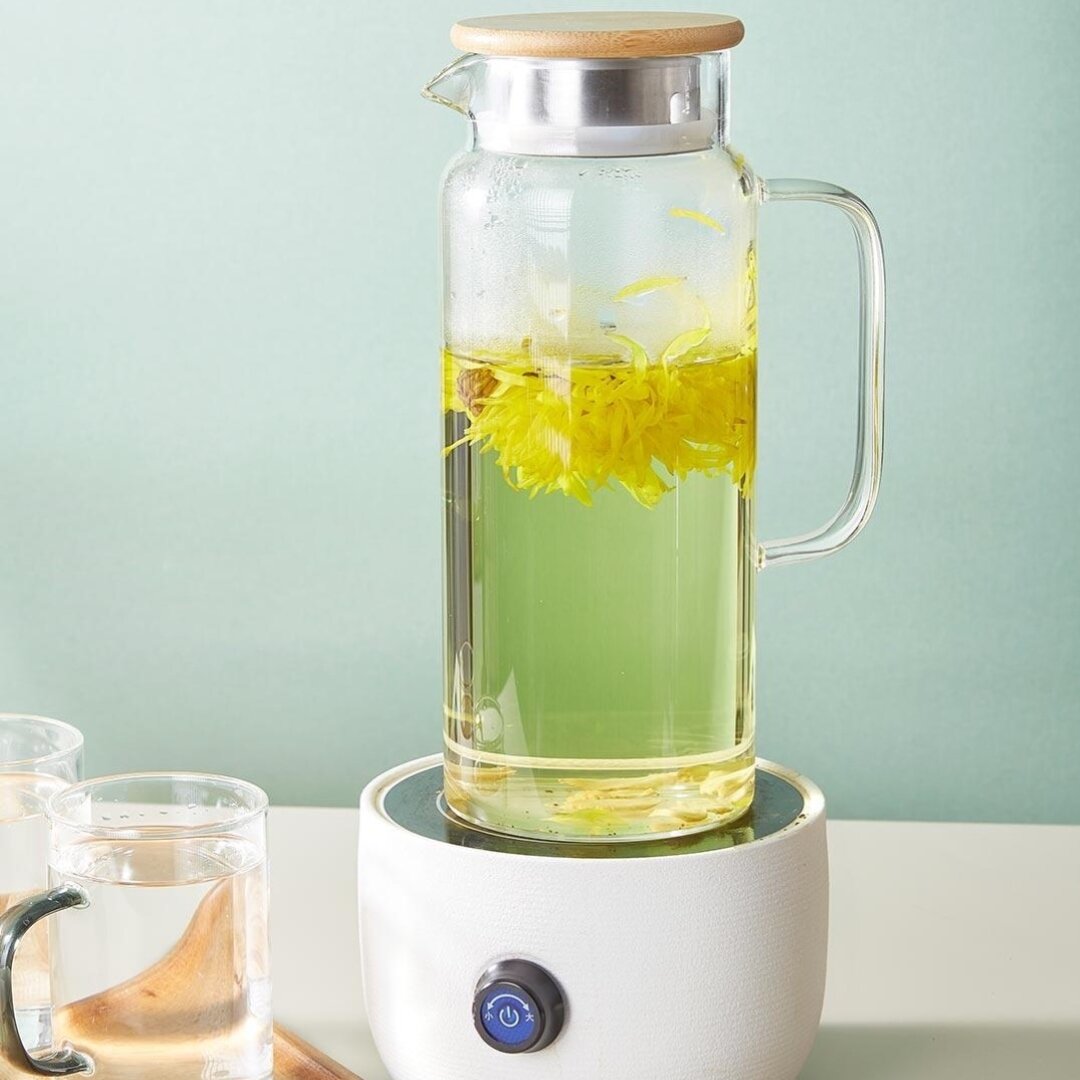 Картинки Термостойкий стеклянный графин Xiaomi Pinztea Large-Capacity Heat-Resistant Glass Cold Water Jug 1,5 L