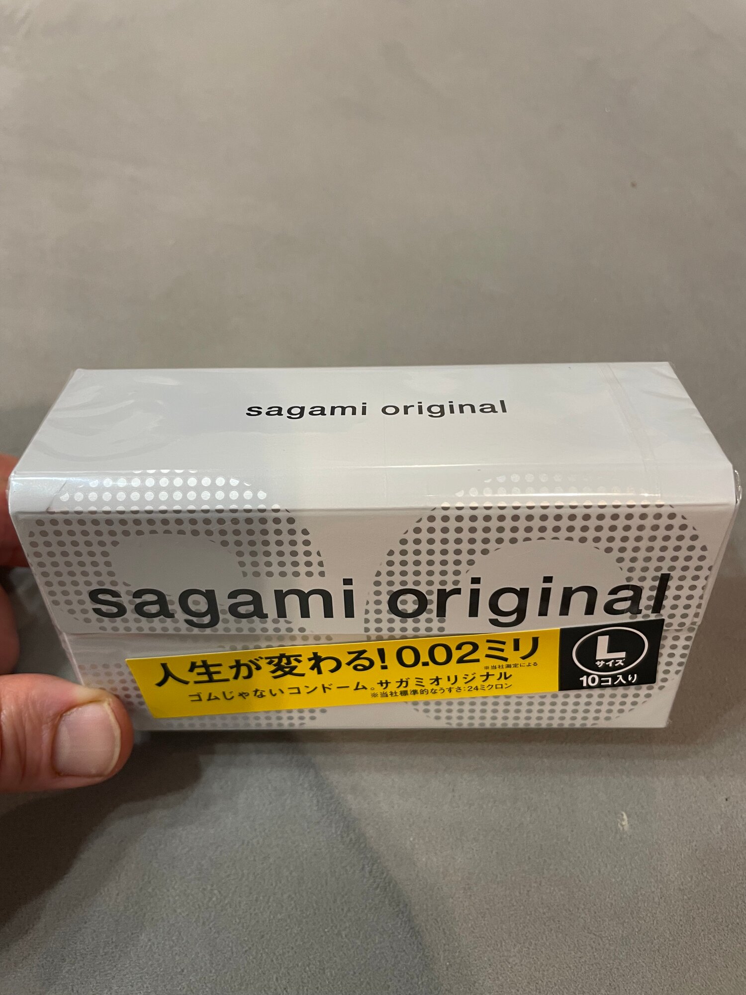 Оригинальные Японские полиуретановые презервативы Сагами 0.02 мм, Sagami Original 0.02 - 10 шт — фото 1