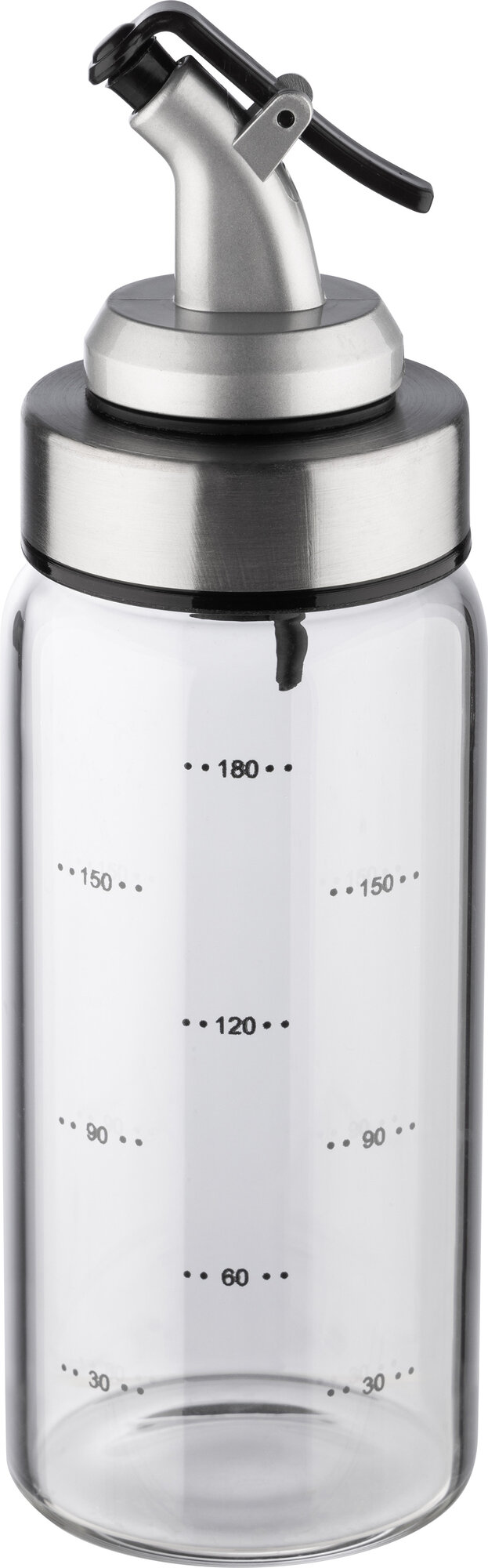 Ёмкость для масла и уксуса с дозатором, OLIVA, объём:180 мл, стеклянная