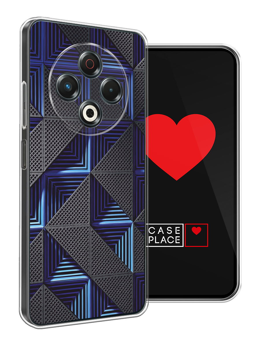 Силиконовый чехол на Tecno Spark 30 / Текно Спарк 30 с принтом IBM — фото 1