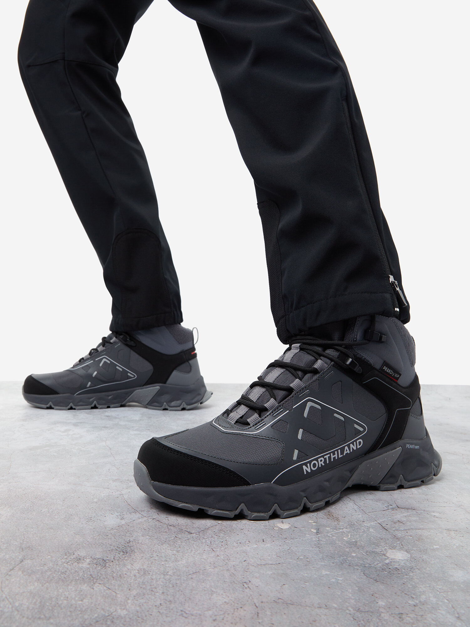 Ботинки Northland Professional Easy Hiker Mid, размер 40, серый