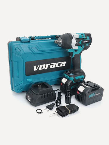 Изображение товара Гайковерт, 21 В, 1000 Нм, ударный, бесщеточный, 2 аккумулятора 6 А/ч