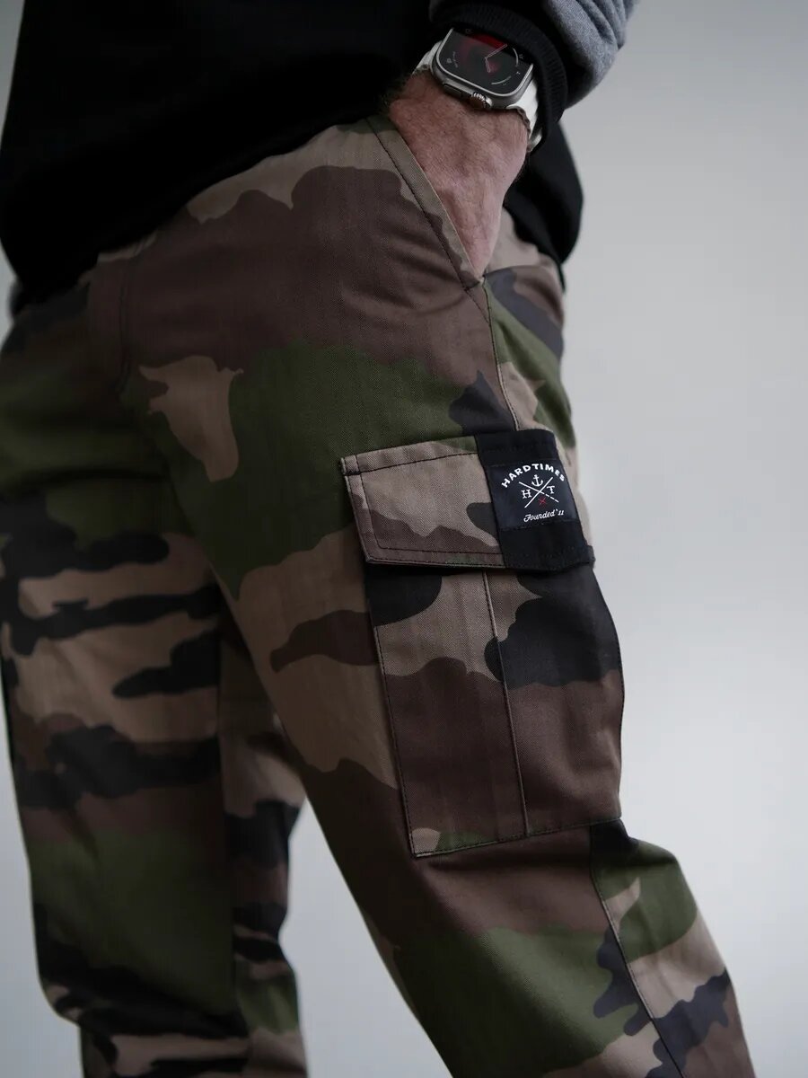 Брюки джоггеры Hard Times, размер XXL, зеленый — фото 1