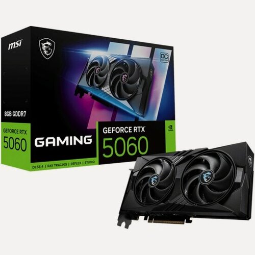 Изображение товара Видеокарта Msi GeForce RTX 5060 GAMING OC 8G
