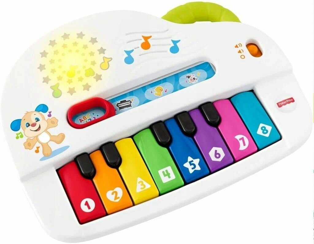 Развивающая игрушка Fisher-Price Пианино GFK01, белый
