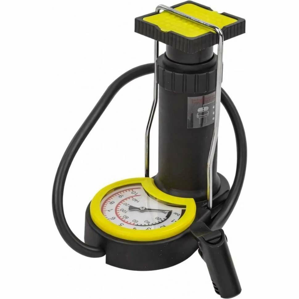 Насос ножной для подкачки колес WMC TOOLS WMC-WMC828(54293)