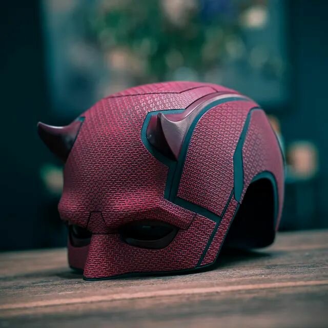 Шлем Сорвиголовы-Daredevil 1:1 для косплея полноразмерная маска, герой комиксов