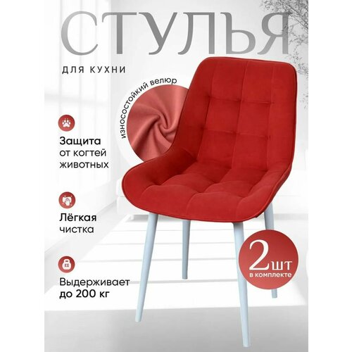 фото Стулья для кухни бентли 2 шт, коралл русский стул