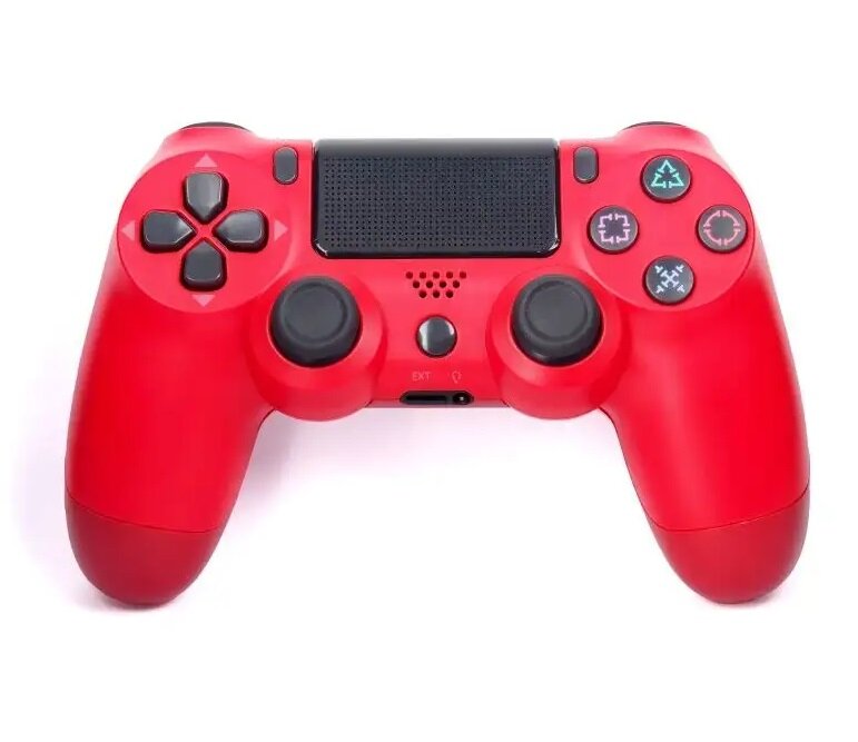Геймпад для Sony PlayStation 4 беспроводной контроллер PS4 (джойстик)V2 для смартфона и ПК Bluetooth, красный