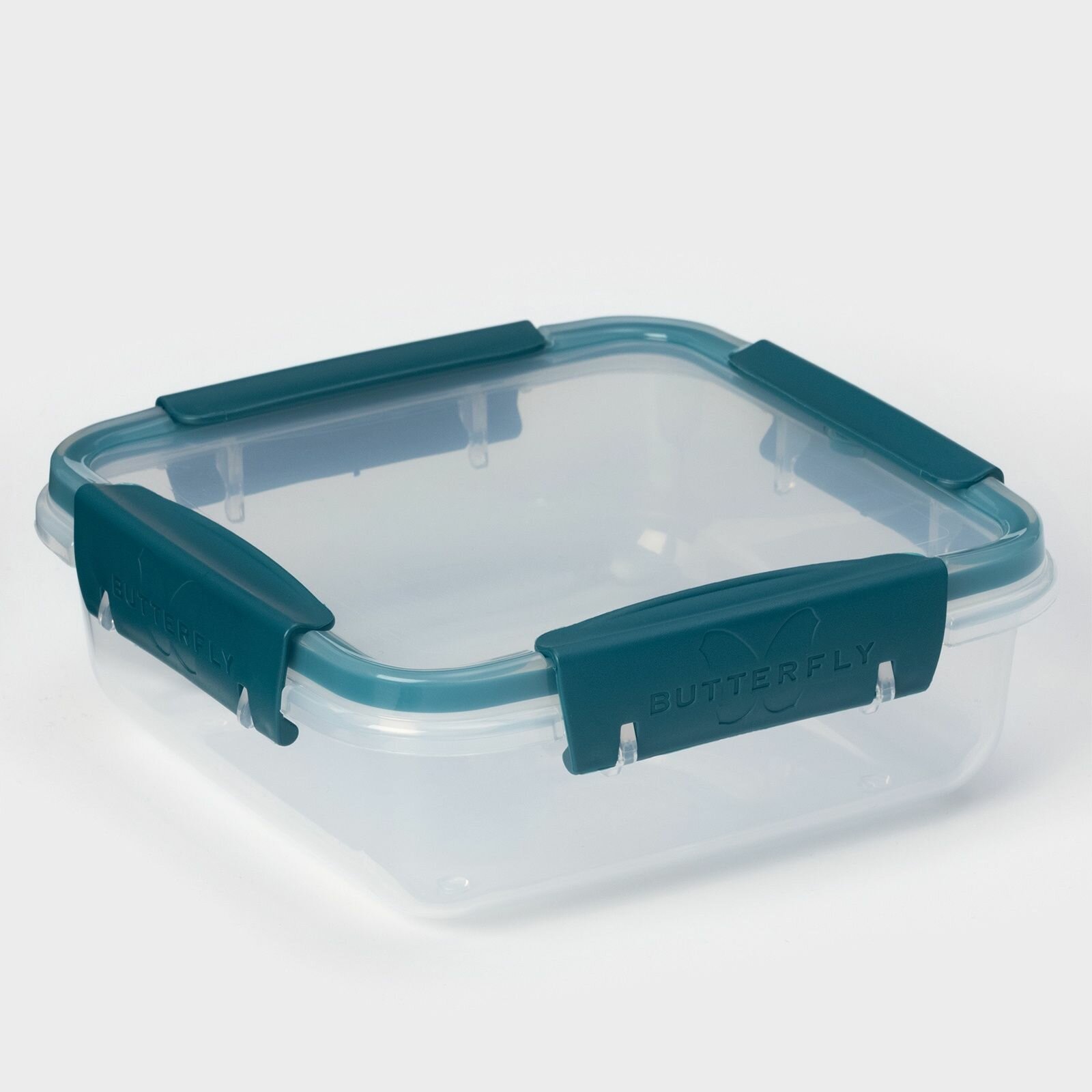 Контейнер пищевой герметичный Butterfly 800 мл пластик прозрачный крышка микс