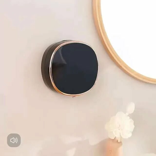 Картинки Диспенсер для жидкого мыла, настенный, сенсорное управление, 3 режима, пластик, черный, 280мл