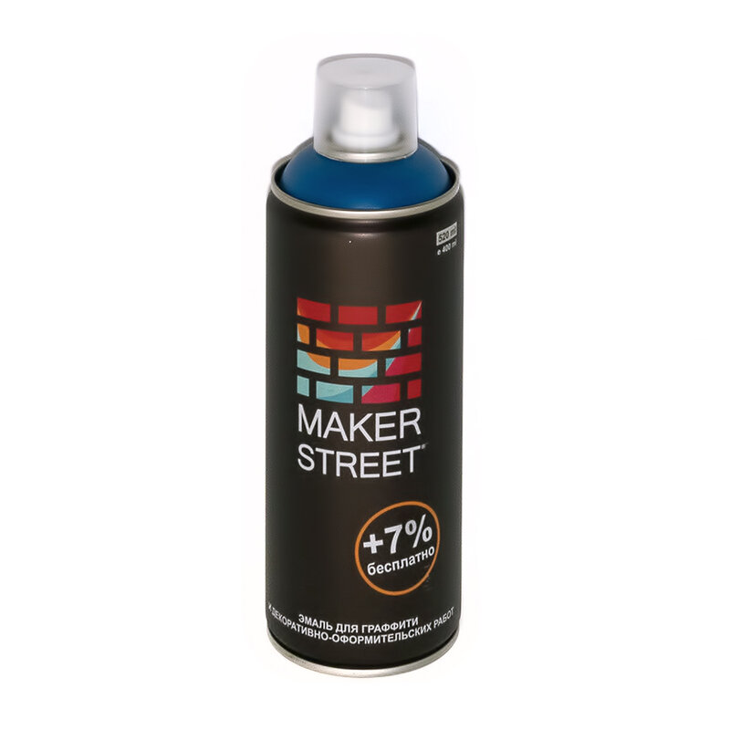 Эмаль для граффити "MAKERSTREET" MS400 400 мл 505 Синий