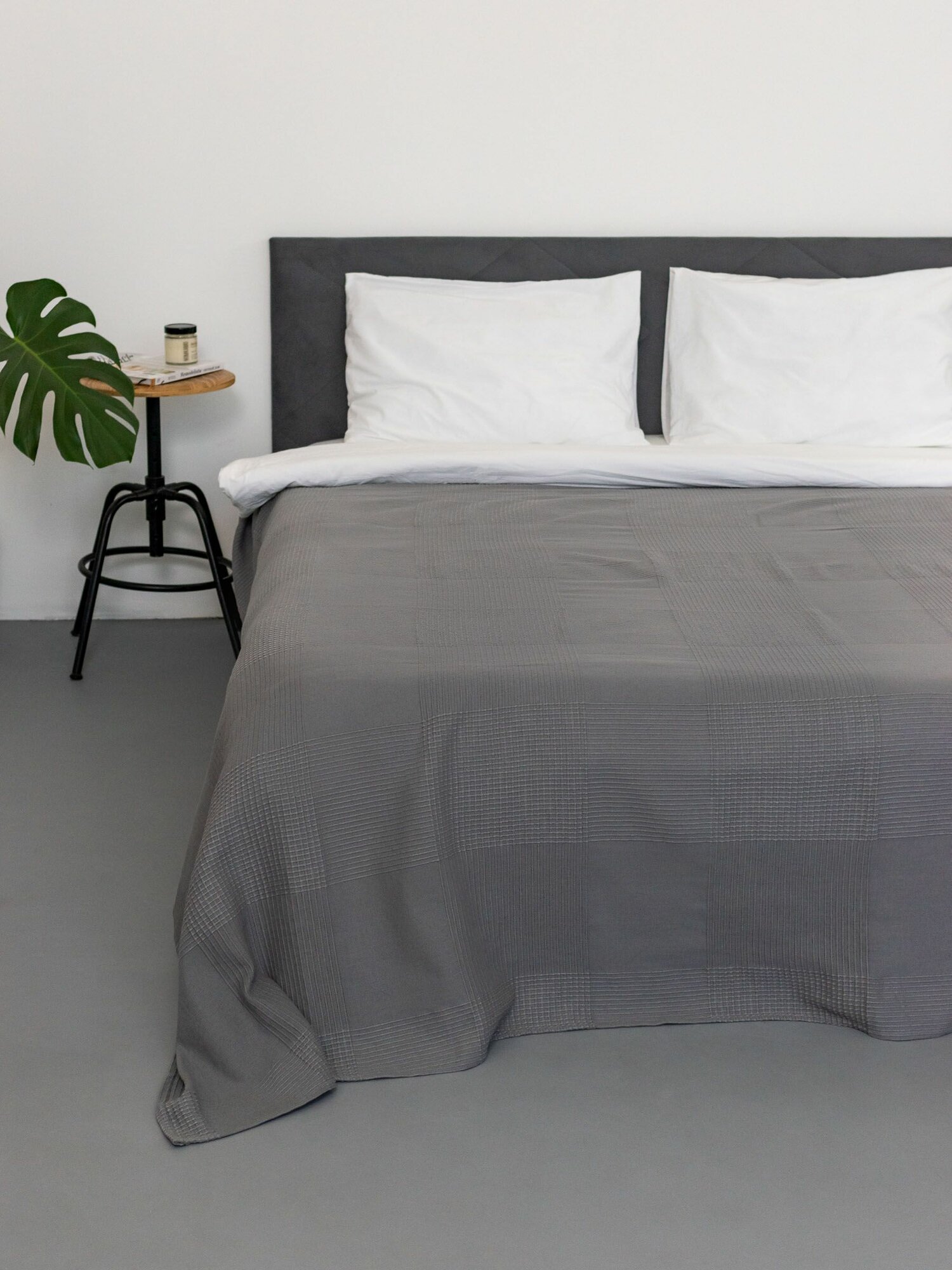 Покрывало на кровать диван 150х250 хлопок Индира/INDIRA Feresa Hygge, аналог Икеа — фото 1