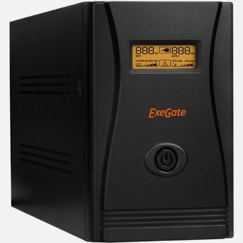 Изображение товара ИБП ExeGate SpecialPro Smart LLB-2000. LCD. AVR.6C13. RJ. USB, 2000 ВА/1200 Вт, 6 розеток C13, USB, ЖК-дисплей