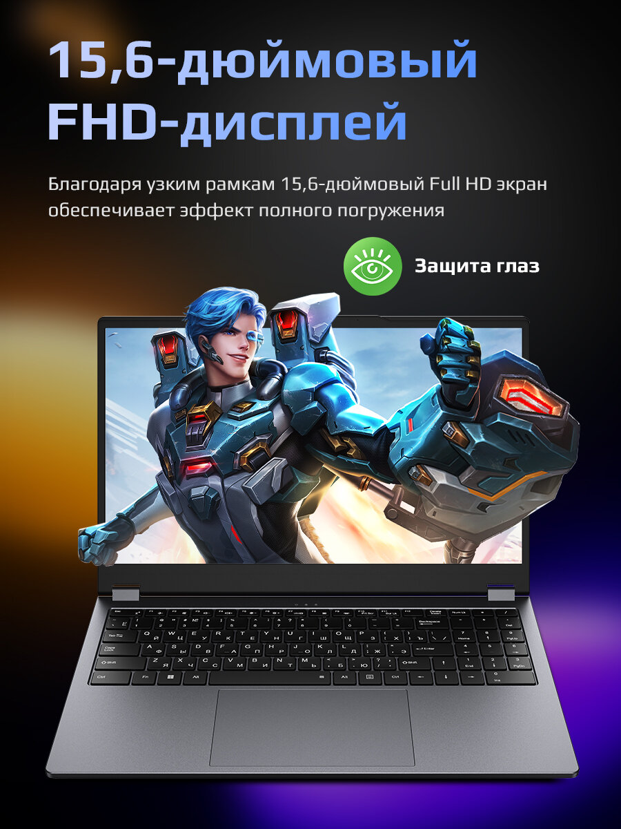 2-в-1 Ноутбук трансформер 15,6" FHD IPS сенсорный AMD Ryzen 3 3200U 16 ГБ ОЗУ DDR4 512 ГБ SSD Windows 11 Pro Office 365 — фото 1