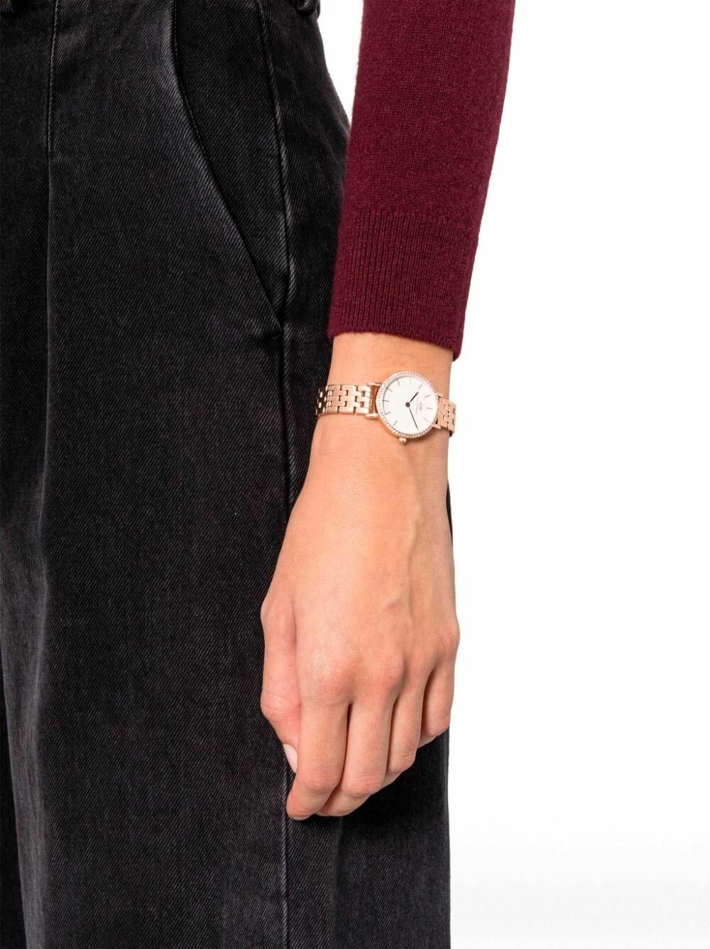 Наручные часы Daniel Wellington, бело-розовый — фото 1