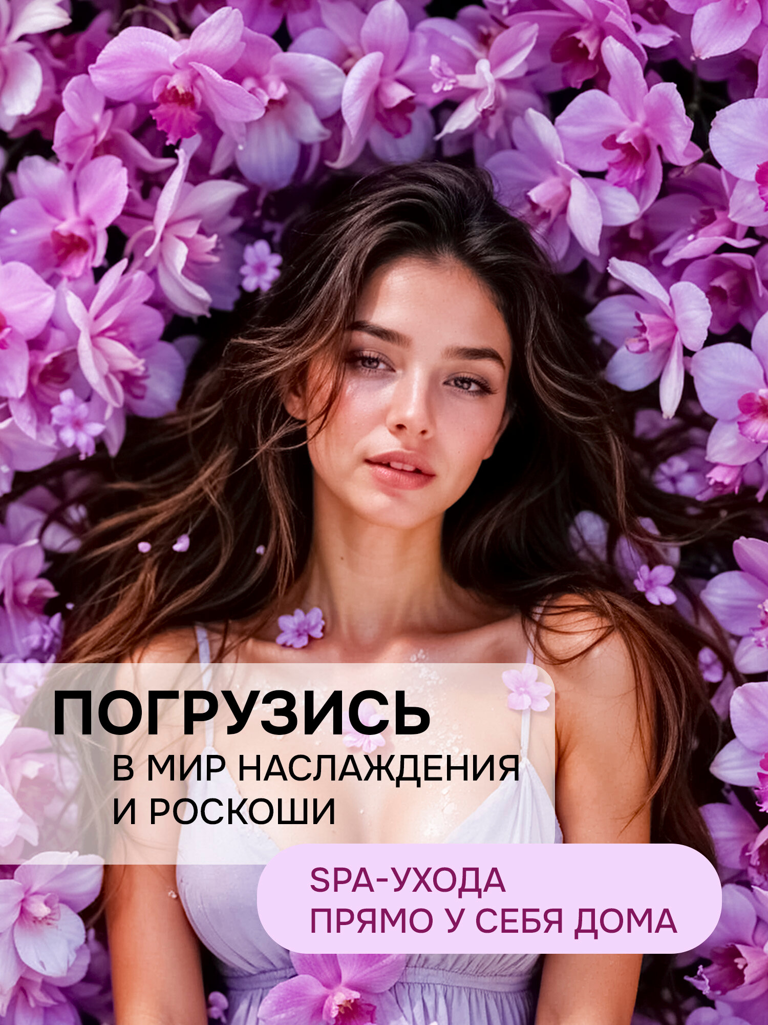 Картинки Гель для душа Lavandel парфюмированный Амбра и Орхидея, 1 л
