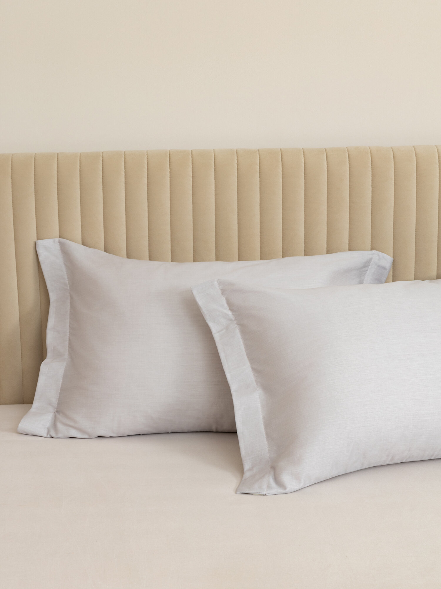 Cozy Home Комплект наволочек с ушками Сатин 50х70 (2 шт.) Paola beige