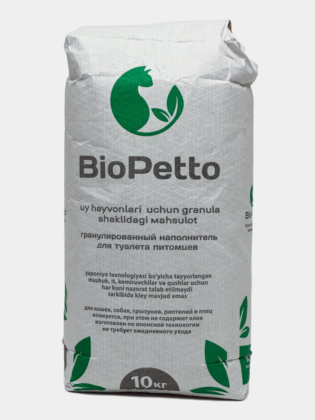 Наполнитель для туалета домашних питомцев BioPetto, 10 кг
