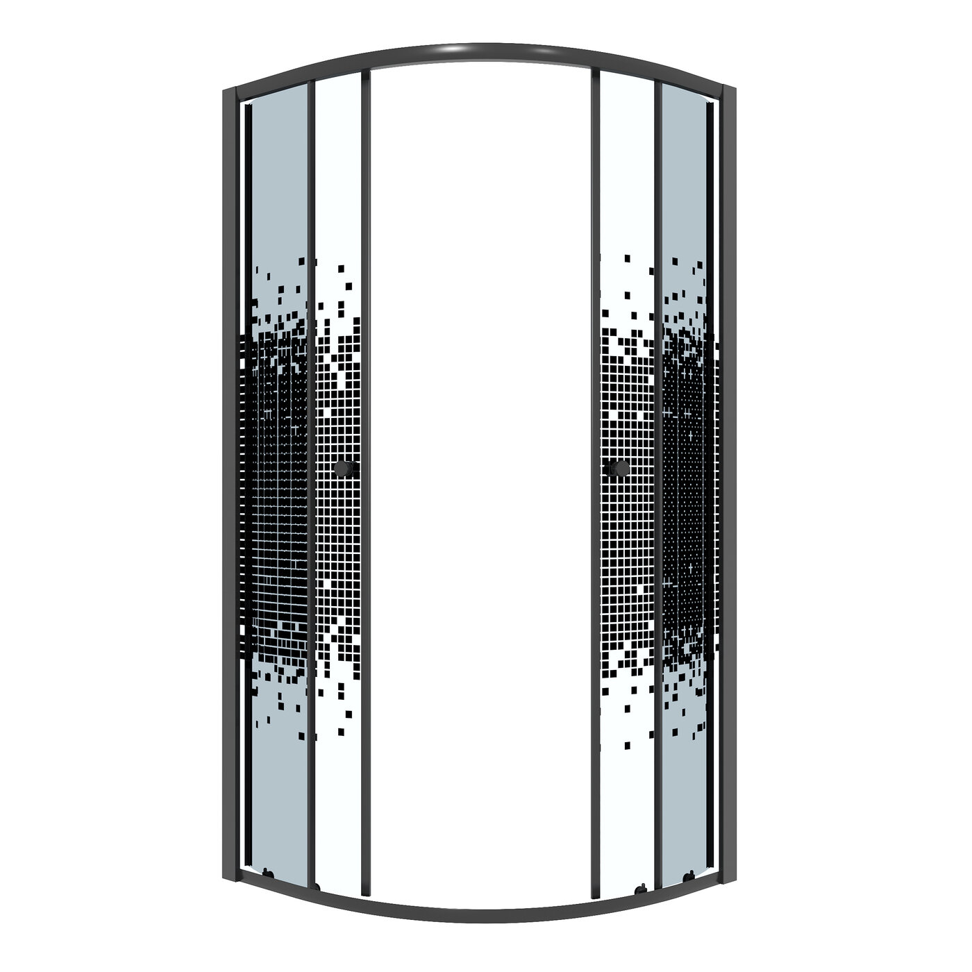 Душевой уголок Niagara Eco 78,5х78,5 NG-1003-14BLACK