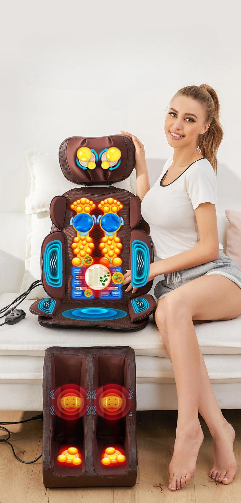 Изображение Массажное кресло Basic Edition, многофункциональное, для всех частей тела