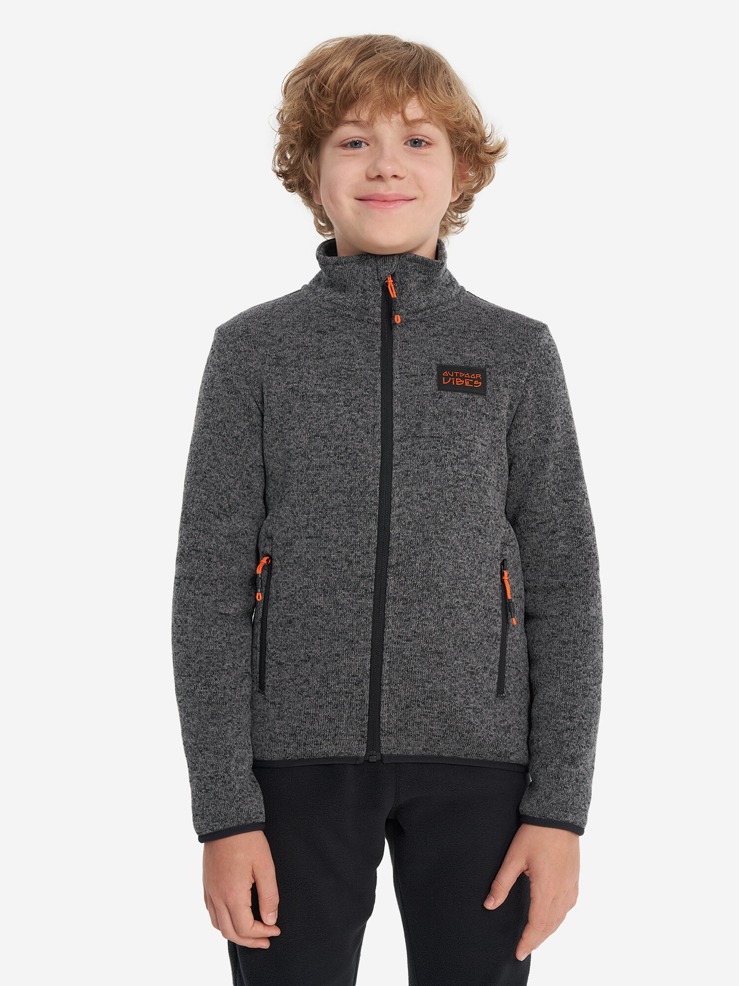 Джемпер OUTVENTURE, размер 158-164, темно-серый — фото 1