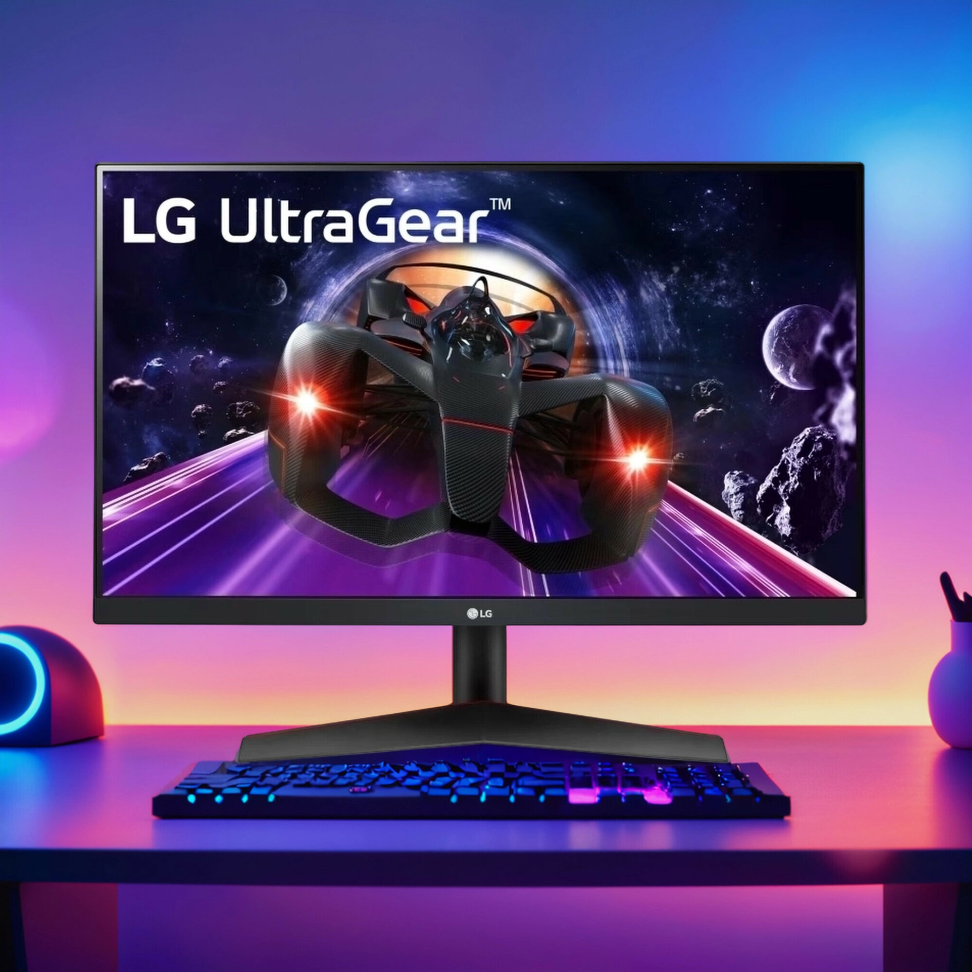 Монитор 23.8" LG UltraGear 24GN600-B Black (IPS, 1920x1080, 178/178, 300cd/m2, 1000:1, 1ms, 144Hz) (24GN600-B)