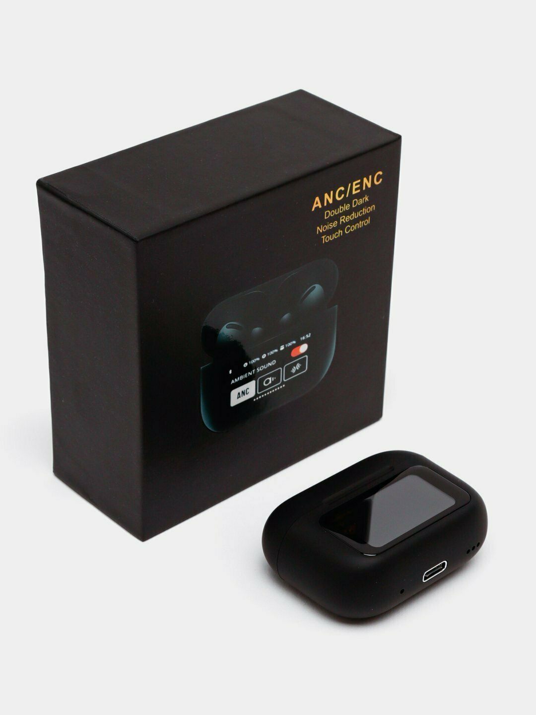 AirElite Pro – беспроводные Bluetooth наушники с ANC (Чёрные и белые)