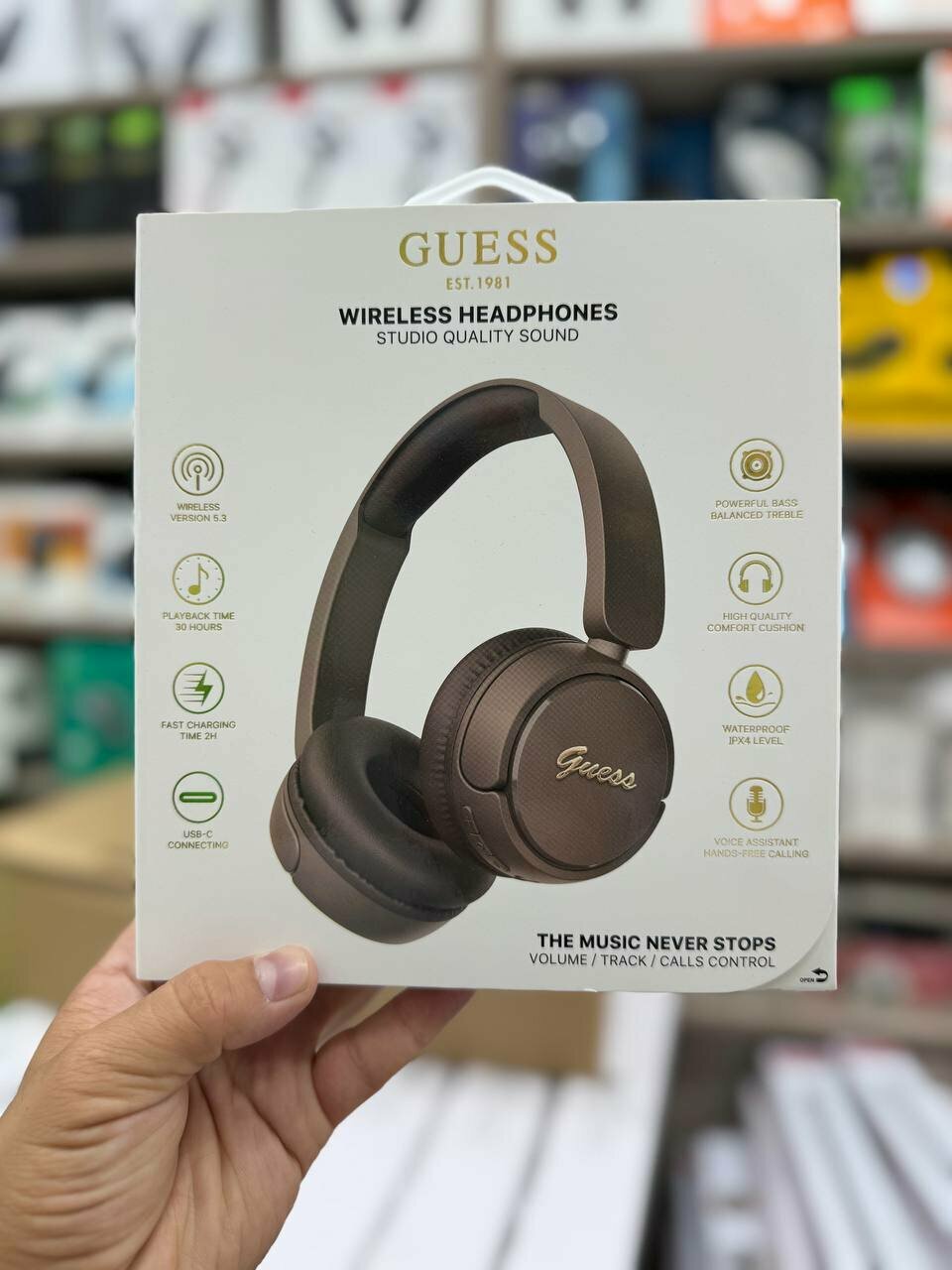 Guess беспроводные Bluetooth-наушники с голосовым помощником
