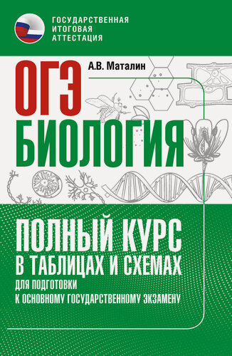 Изображение товара ОГЭ. Биология. Полный курс в таблицах и схемах для подготовки к ОГЭ А. В. Маталин