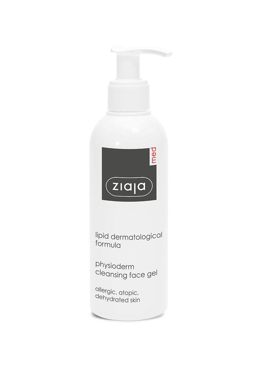 Гель для умывания Ziaja Physiomed Lipid, для сухой, атопичной, чувствительной кожи, 200мл