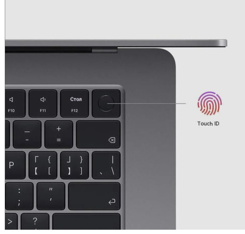 Ноутбук Apple MacBook Air 15", M3, 8-ядерный процессор, 10-ядерный GPU, macOS Sonoma — фото 1