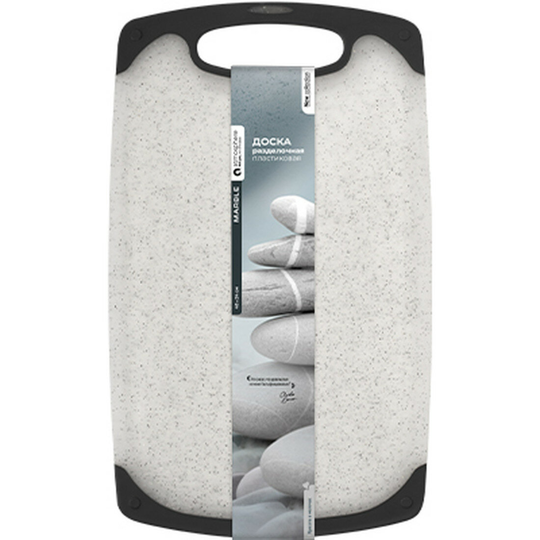Разделочная доска ATMOSPHERE of Art Marble  пластик  40 см x 24 см  белая