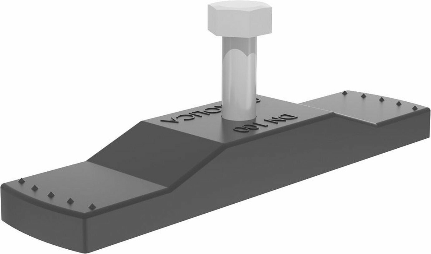 Крепеж Gidrolica для водоотводного лотка DN100 черный 1 шт
