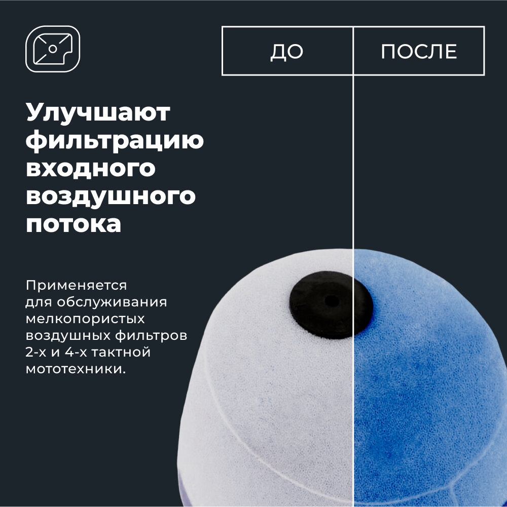 Пропитка для воздушных фильтров, 400 мл Ln7708 LAVR BE — фото 1