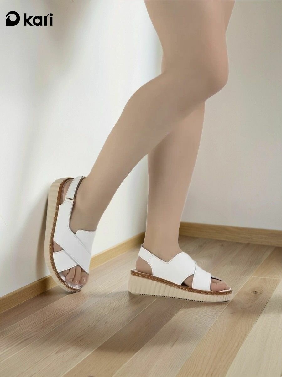 Сандалии kari, размер 38, белый