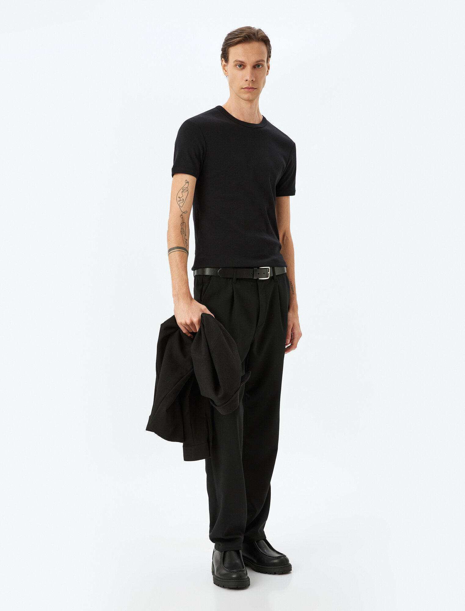 Футболка KOTON, размер M, черный — фото 1