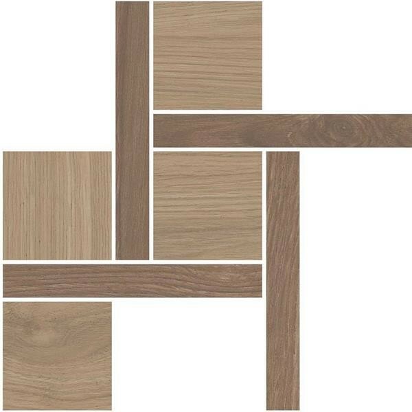 Декор керамический Kerama Marazzi T056/SG644020 Альберони коричневый 27.5x27.5x0.9 см (цена за 1 штуку)