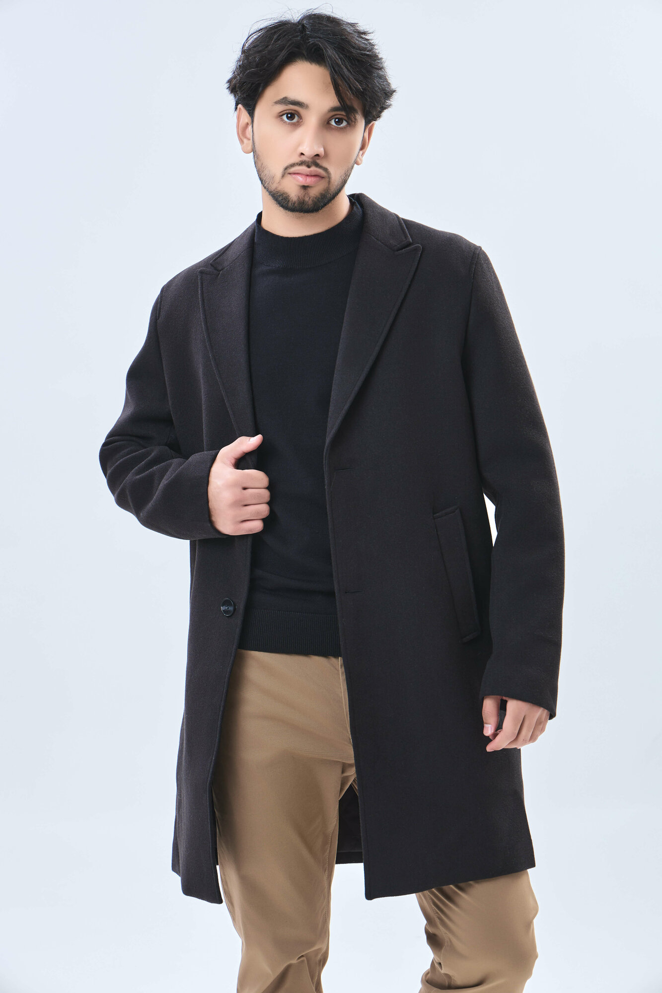 Пальто TERRA PRO, размер 56, black